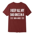 thumbnail image 2 of Father Day Printed Fashionable Men Tennis T Shirt Casual Short Sleeve Crew Neck Soft Blend Top Summer Streetwear, 2 of 5
