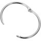 thumbnail image 2 of 50pcs Binder Rings, 1.25 Inch - Nickel Plated Steel Book Rings, Loose Leaf Binder Rings, Key Rings, Metal Rings for Index Cards, 2 of 5