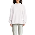 thumbnail image 2 of Mock Neck Sweatshirts for Women Oversized Pullover Top Woman Fall Daily Outfits, 2 of 6