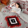 thumbnail image 4 of Castle Fairy Bohemian Aztec Bedding Comforter Set,Hippie Geometric Full Bedding Set, 4 of 8