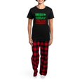 thumbnail image 4 of CafePress - Irish Today Polish Tomorrow Women's Dark Pajamas - Women's Short Sleeve Print T-Shirt and Pants Dark Cotton Pajama Set, 4 of 7