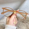 thumbnail image 4 of Computer Eyeglasses Eye Protection Solid Hinge Stylish Clear Lens Fake Computer Eyeglasses, 4 of 5