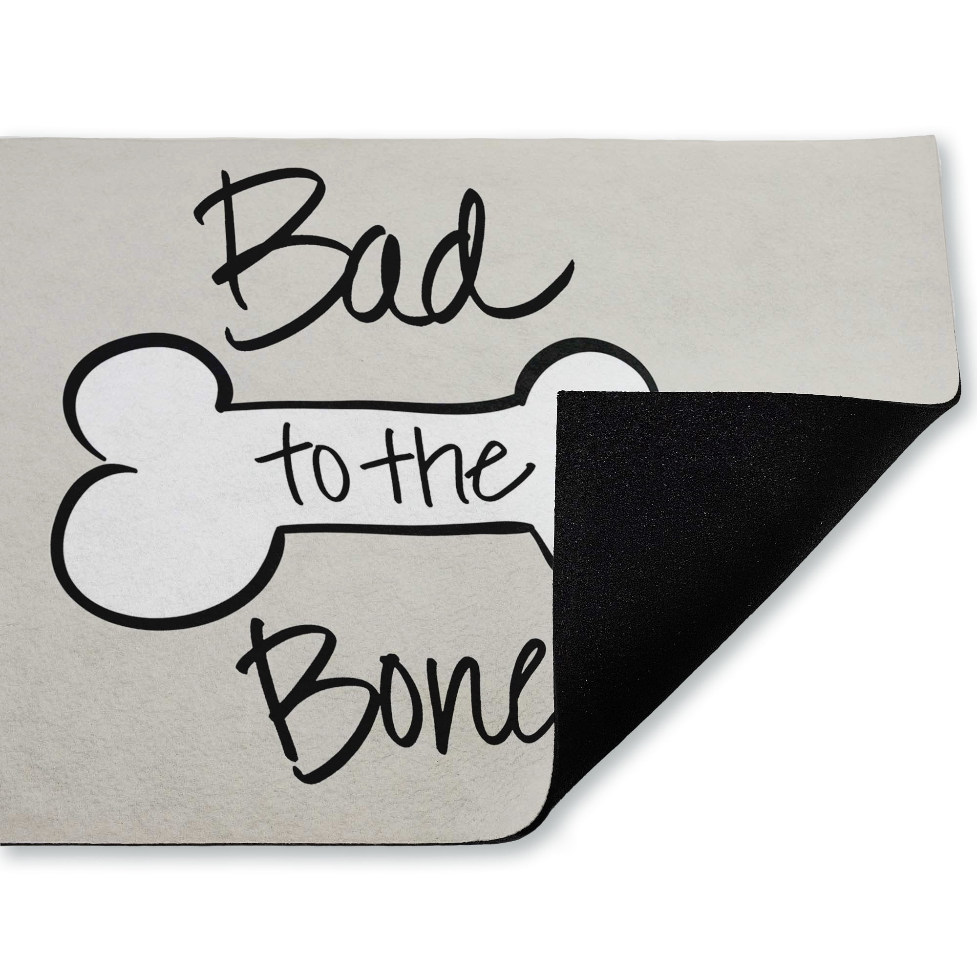 Stupell Industries Bad To The Bone Printed Outdoor Door Floor Mat, design by SunDance Group LLC