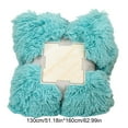 thumbnail image 3 of Faux Fur Luxury Throw Blanket, Double Side Soft Fluffy Shaggy Fuzzy Blanket for Couch Sofa Bed (51" x 63"), 3 of 6