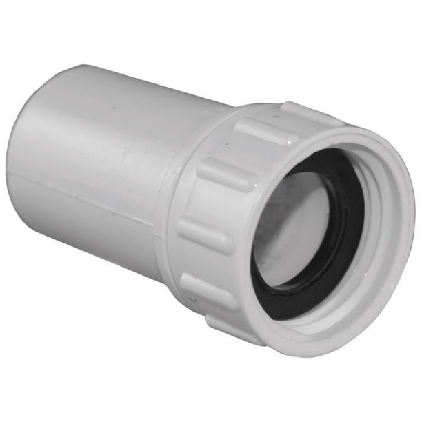 Lasco Hose Adapter 3/4 " X 1/2 " White Pvc Schedule 40