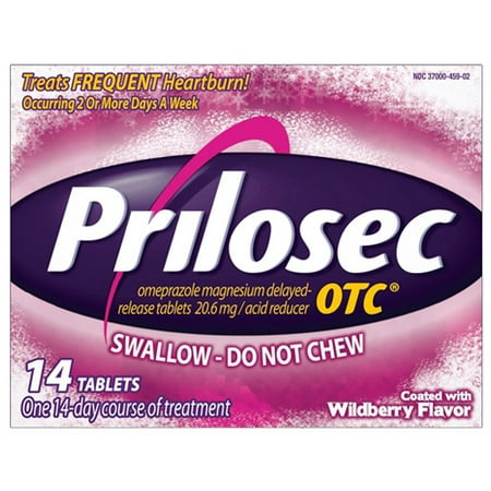 Prilosec 20 Mg Otc 14 Days Course Of Treatment Acid Reducer Tablets - 14 (Best Treatment For Acid Reflux)