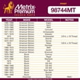 thumbnail image 2 of Metrix Premium Chassis Parts - 2 PC Front Tie Rod End Adjusting Sleeve Kit Fits 80-88 American Motors Eagle, 65-71 Ford Galaxie 500, 83-91 GMC S15 Jimmy RWD, 64-70 Pontiac GTO, ES2032S, 2 of 7