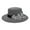 Grey, variant on Embroidered Flower Fedora Hat for Women's Felt Hat Flat Hat Jazz Cap