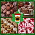 thumbnail image 7 of A1U Clear Printed Plastic Christmas Buckets with Handles (Santa Belts), Plastic Holiday Printed Designs Storage Container Organizer Holder Basket Canister Table Home Kitchen Reusable Decorations, 7 of 7