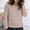 Beige, variant on WTXUE Womens Turtleneck Sweaters Plus Size Ribbed Knit Long Sleeve Pullover Sweaters Casual Slim Fit Tee Sweaters Trendy Shirts Base Layers Soft Thermal Undershirts Beige L