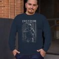thumbnail image 4 of Freedom Isn't Free Long Sleeve T-shirt American Hero Patriotic Soldier DD 214 POW MIA Military Warrior Veterans Day, 4 of 7