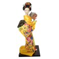 thumbnail image 4 of Kuntesetty Ethnic Japanese Geisha Dolls 9 inch Miniature Figurines Traditional Asian Geisha G, 4 of 9