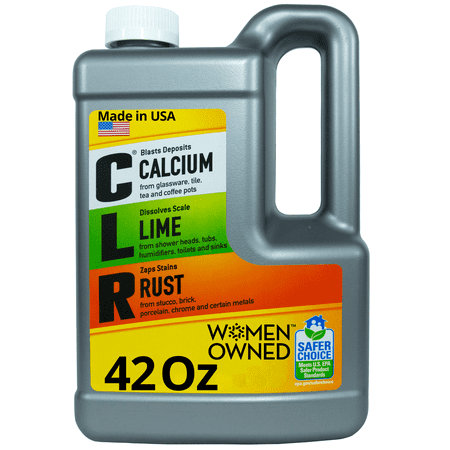 CLR Calcium Lime & Rust Remover, Biodegradable, 42 Oz (Best Way To Clean Rust Off Chrome)