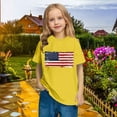 thumbnail image 5 of zbxnLI Kids Independent Days Shirts Cotton T-Shirts Short Sleeve Crew Neck Tees 4th July Tops for Boys Girls, 5 of 7