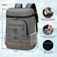 thumbnail image 6 of Backpack Cooler Insulated Leak Proof, Lightweight Soft Sided Cooler Backpack for Men Women, Waterproof Beach Cooler Bag Lunch Backpack for Camping Hiking Picnic Fishing Travel Outdoor, 6 of 8