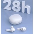thumbnail image 2 of Auriculares con cancelación de ruido, graves potentes, micrófono, llamadas claras, reducción de ruido multimodo, carga inalámbrica, modo de suspensión, encuentra tus auriculares blancos JM, 2 of 7