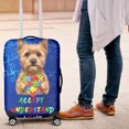 thumbnail image 4 of Autism Awareness Cairn Terrier Accept Understand Love Travel Luggage Cover Cairns Dog Lover Suitcase Dust Protective Decor - 12003, 4 of 5