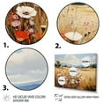 thumbnail image 3 of Designart "Meadow Expressive landscapes Pointillism II" Landscapes Wall Art Print, 3 of 5