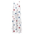 thumbnail image 6 of Iaqnaocc 4th Of July Outfits for Women Independence Day American Flag Stars Sleeveless Wide Leg Womens Jumpsuit Summer Adjustable Strap Loose Fit Red White and Blue Jumpsuits Overalls White 5XL, 6 of 6