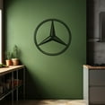 thumbnail image 4 of LaModaHome Exclusive Mercedes Logo Metal Wall Art Decor – Durable & Artistic Metal Wall Art for Home and Office Decor, Perfect for Any Interior Design Aesthetic, 4 of 5