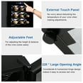 thumbnail image 7 of UWR-Nite 18 Bottle Wine Fridge, Freestanding Compressor Wine Cooler Refrigerator, Beverage Wine Chiller with Digital Temperature Control & Double-layer Glass Door, 7 of 7