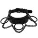 thumbnail image 3 of Gargantilla gótica punk negra, collar de cadena gótica, gargantilla de cuero oscura, collar Harajuku Rock, accesorios para festivales de brujas grunge., 3 of 5