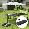 thumbnail image 2 of Outsunny 4PCS Umbrella Base Weight Bag, Umbrella Stand Weights, Black, 2 of 10