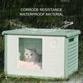thumbnail image 3 of Maison pour Animaux Résistante aux Intempéries Maison pour Chat Extérieure avec Design Imperméable et Respirant pour Chats Chiots, 3 of 8