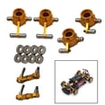 thumbnail image 3 of dirección 1/28, modelo de vehículos , piezas , asiento de rueda trasera de para Wltoys K989 284131, Oro Sunnimix Piezas de coches de control remoto, 3 of 6