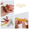 thumbnail image 2 of 12Pcs Simulation Caterpillars Realistic Worm Crawling Insects Halloween Prank Joke Toy(Random Style), 2 of 6