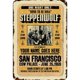 thumbnail image 1 of Placa Metal Vintage Steppenwolf Pintura Hierro Rectangular Bar para El 20x30cm, 1 of 9