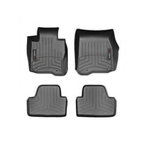 WeatherTech Custom Fit FloorLiners compatible with BMW 435i, 440i, 428i, 430i - 1st & 2nd Row (2-pc. Rear Liner), Black