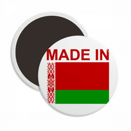 

Belarus Country Love Round Ceracs Fridge Magnet Keepsake Decoration