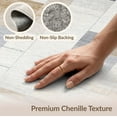 thumbnail image 6 of ODIKA Abstract Geometric Mosaic Contemporary Distressed Overlay Design for Home Office, Gaming Room, Under Desk, Non-Slip Chair-Friendly, 6 of 7