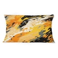 thumbnail image 3 of Designart "Yellow And Black Painterly Cheetah Print I" Animal Print Printed Throw Pillow, 3 of 5