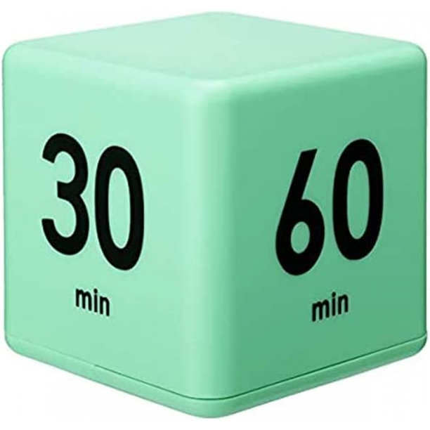 JUSTUP Cube Timers Cube Kitchen Timer Gravity Sensor Flip Timer Cube