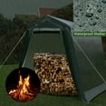 thumbnail image 6 of Gymax 6'x8' Patio Tent Carport Storage Shelter Shed Car Canopy Heavy Duty Green, 6 of 10