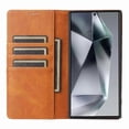 thumbnail image 3 of Étui Portefeuille pour iPhone Air avec Fentes pour Cartes et Support - Étui de Protection à Rabat Brun, 3 of 5