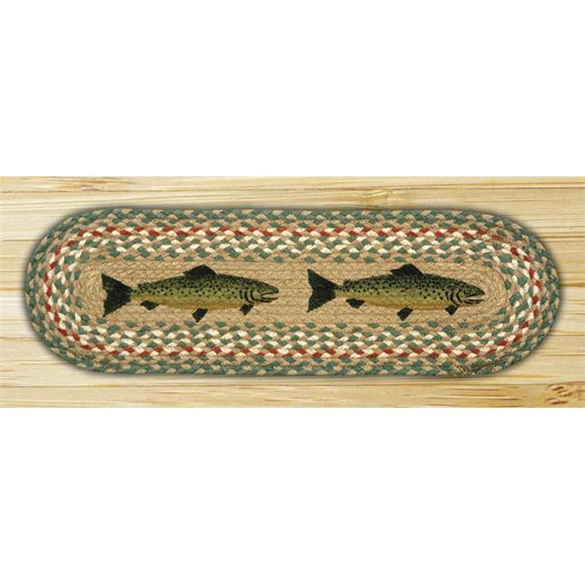 Capitol Importing Fish - 27 in. x 8.25 in. Oval Stair Tread - Walmart.com