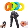 thumbnail image 2 of Bangcool Hand Griper Adjustable Grip Strengthener Hand Exerciser With 3 Hand Grip Rings, 2 of 8