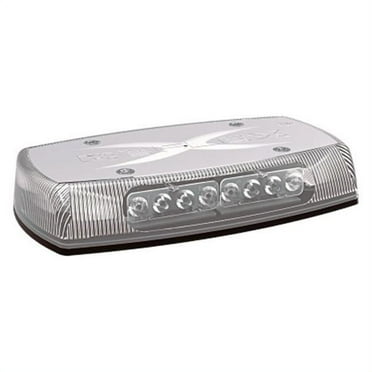 Ecco Elect 5590CABMG 15 in. Reflex Magnet Mount TIR Optic Amber & Blue Mini Emergency LED Light Bar