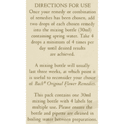 Bach Flower Remedies Mixing Bottle, 30ml