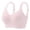 #0245-Multicolor, variant on 2PC Sports Bras for Women Women's Solid Color Four Rows Adjustable Ribbed Wireless Bra Soft Seamless Full Coverage