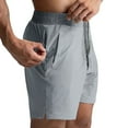 thumbnail image 5 of Kcolen Men's Running Shorts 7 Inch Men's Summer Casual Shorts for Fitness and Leisure with Pockets Solid Color Beach Sports Pants Summer Beach Lounge Sweat Shorts, 5 of 9
