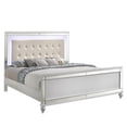 thumbnail image 2 of New Classic Valentine 4-Piece Wood Queen Bedroom Set with Nightstand in White, 2 of 10