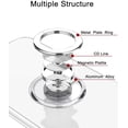 thumbnail image 3 of Designed for Samsung Galaxy S21 Plus/S21+ 5G Case 6.7" Clear Shockproof Soft TPU Bumper Finger Ring Holder Anti-Scratch Silicone Transparent Protective Cases Cover - Crystal Clear, 3 of 7