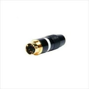 Angle View: Comprehensive Premium High Resolution SVHS 24K Gold Connector (Set of 25)