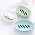 thumbnail image 2 of 2PCS Soap Dish with Drain Soap Holder Easy Cleaning Soap Keep Dry Soap Tray for Shower Bathroom Kitchen, 2 of 7