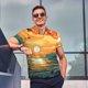 thumbnail image 4 of Fotbe Tropical Sunset Paradise Camiseta Polo de Golf para Hombre con Estampado – Camisa Deportiva Transpirable con Cuello Abotonado-3X-Large, 4 of 6