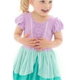 thumbnail image 6 of Disney Princess Toddler Girls Little Mermaid Cosplay Dress with Puff Sleeves, Sizes 12M-5T, 6 of 7